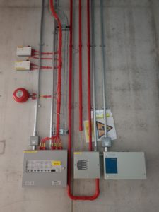 Aspirator & extinguisher control panels