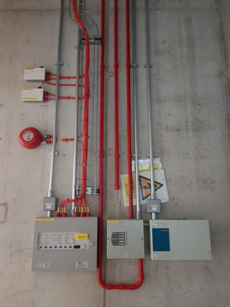 Aspirator & extinguisher control panels