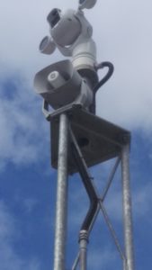 CCTV, Security horn.